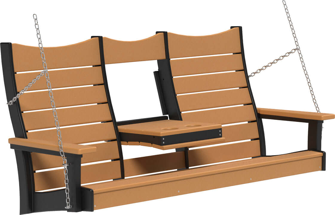 LuxCraft 5' Contour Outdoor Swing