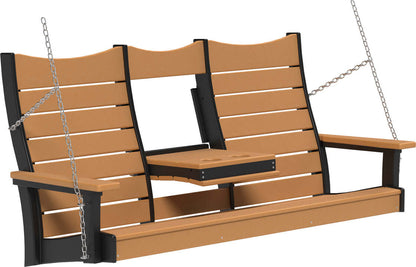 LuxCraft 5' Contour Outdoor Swing