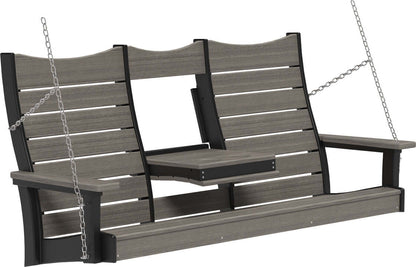 LuxCraft 5' Contour Outdoor Swing