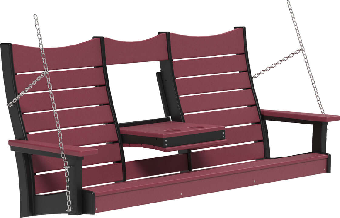 LuxCraft 5' Contour Outdoor Swing