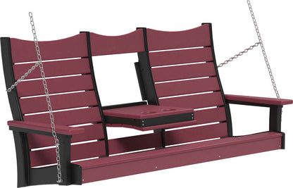 LuxCraft 5' Contour Outdoor Swing