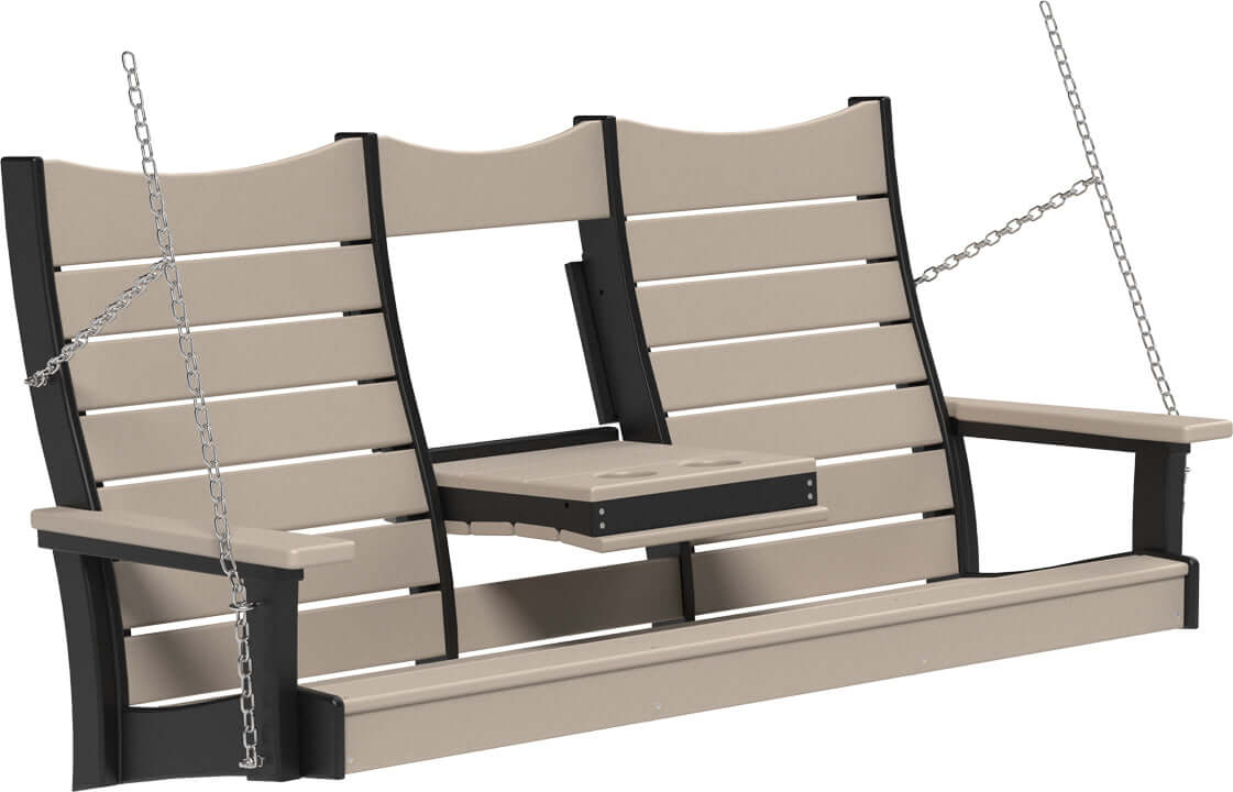 LuxCraft 5' Contour Outdoor Swing
