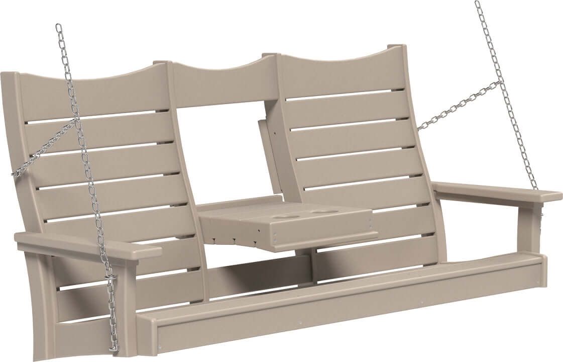 LuxCraft 5' Contour Outdoor Swing