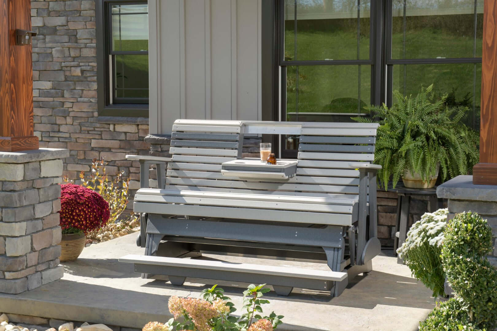LuxCraft 5' Plain Balcony Glider