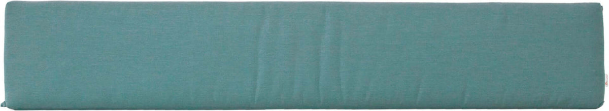 LuxCraft 72" Outdoor Café Bench Cushion — tie-strap chair attachment, fade-resistant fabric