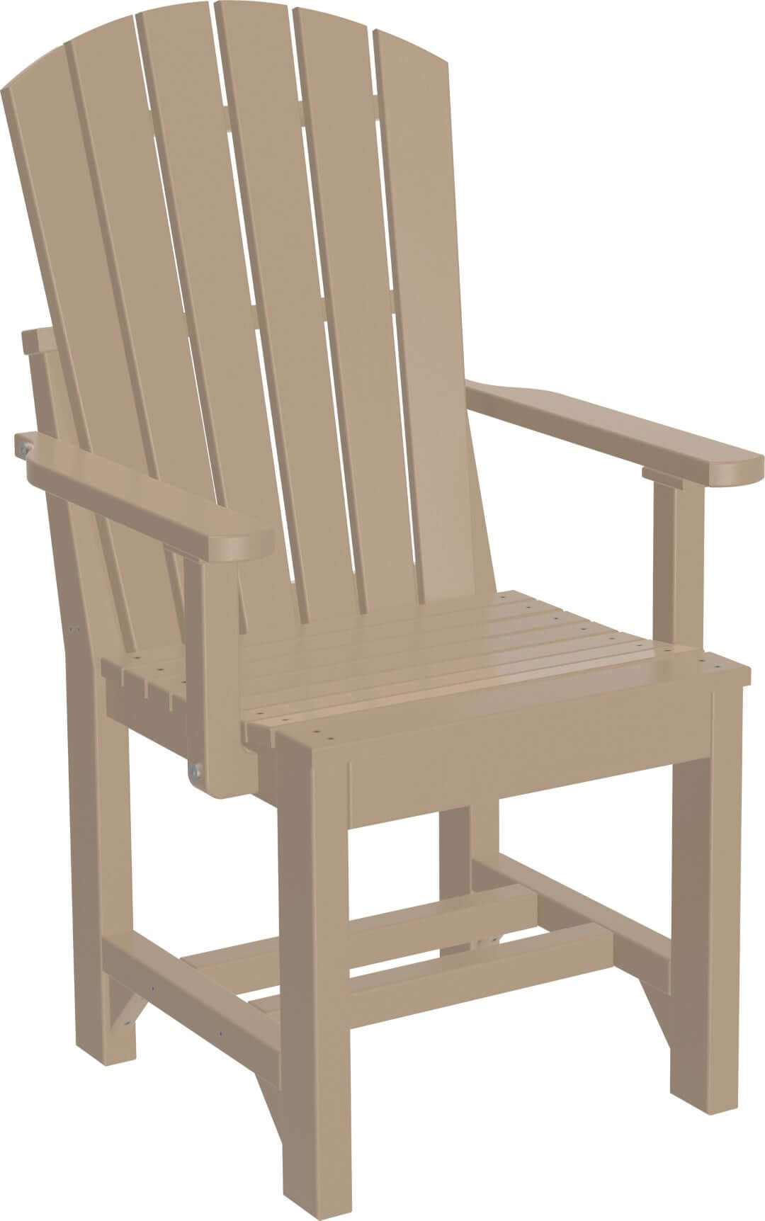 LuxCraft Adirondack Outdoor Dining Arm Chair