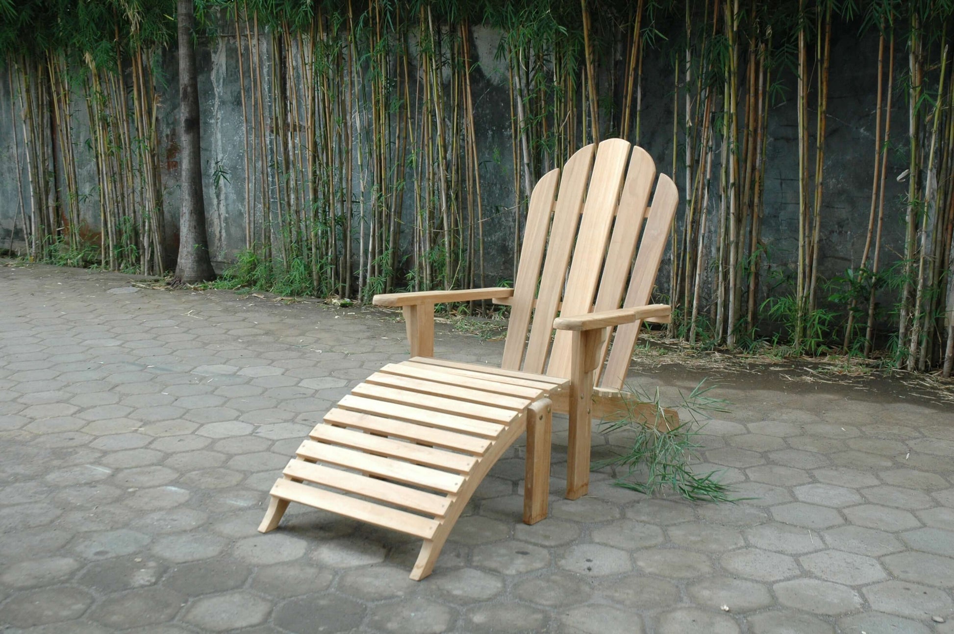 Anderson Teak Adirondack With Ottoman