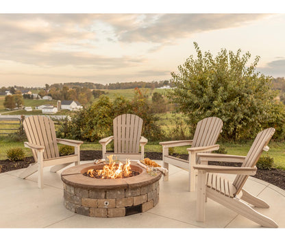 Berlin Gardens Comfo Back Adirondack Chair — outdoor room scene 1