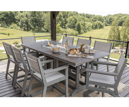 Berlin Gardens Garden Classic 33″ Square Bar Table lifestyle 1