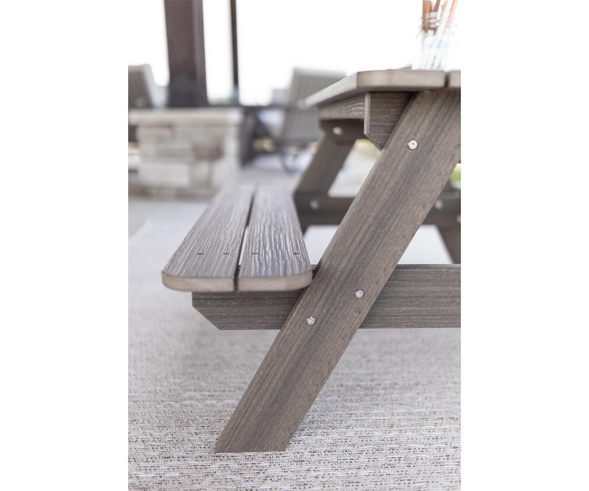 Berlin Gardens Kids Rectangular Picnic Table lifestyle 3