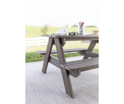 Berlin Gardens Kids Rectangular Picnic Table lifestyle 4