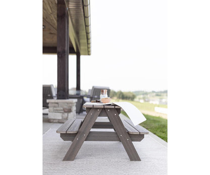 Berlin Gardens Kids Rectangular Picnic Table lifestyle 5