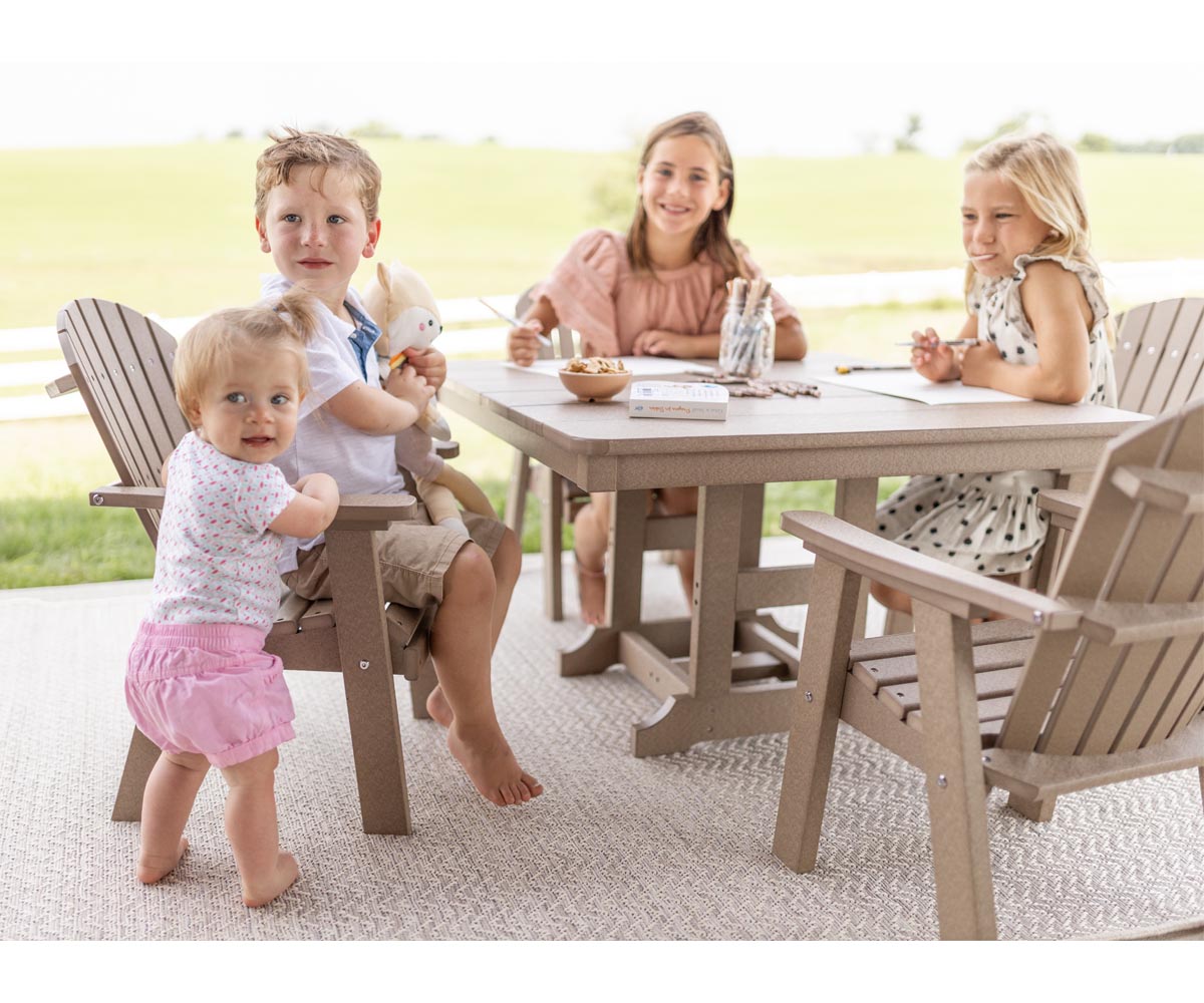 Berlin Gardens Kids Comfo 33″ Square Table lifestyle 2