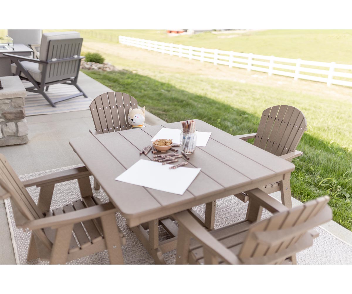 Berlin Gardens Kids Comfo 33″ Square Table lifestyle 1