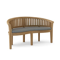 Anderson Teak Curve 3-Seater Bench Extra Thick Wood