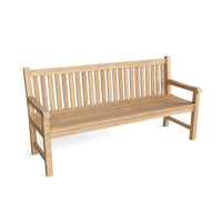 Anderson Teak Classic 4-Seater Outdoor Teak Wood Bench