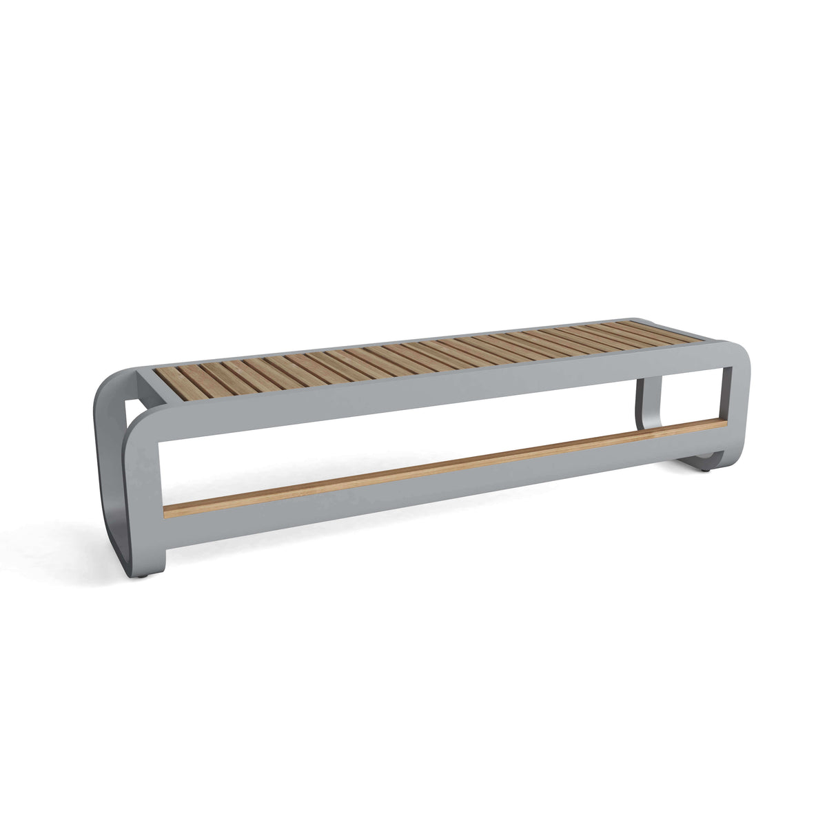 Anderson Teak Monza 3 Seater Bench with Solid Teak Construction for Patio Seating