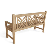 Anderson Teak Vilano 3-Seater Outdoor Wood Bench