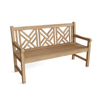 Anderson Teak Vilano 3-Seater Outdoor Wood Bench