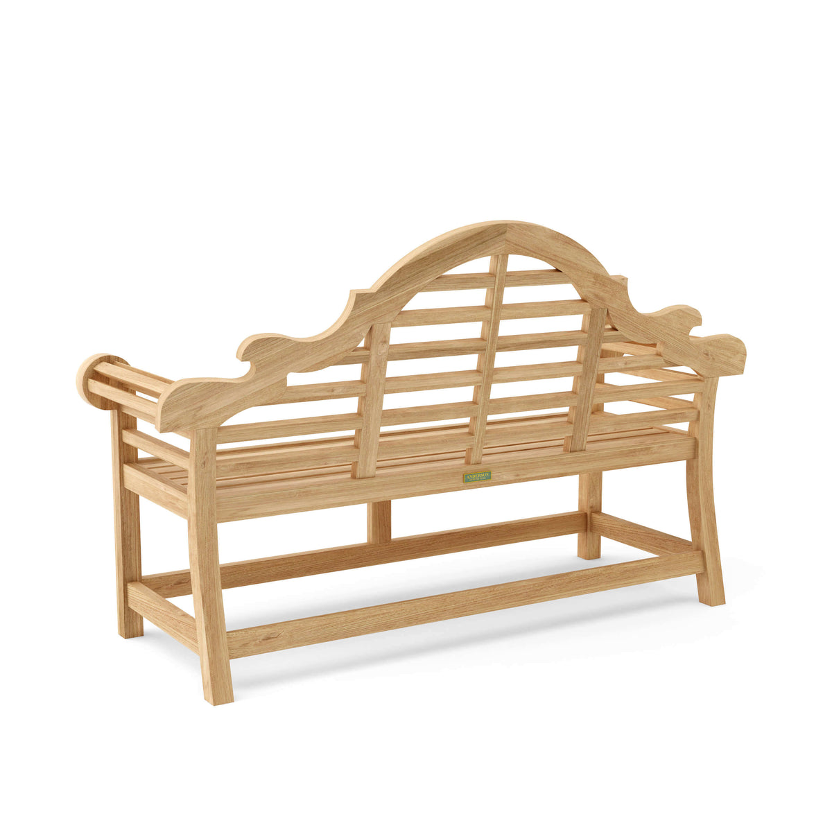 Anderson Teak Marlborough 2 Seater Bench Detail with Mortise-and-Tenon Joinery and Teak Slats