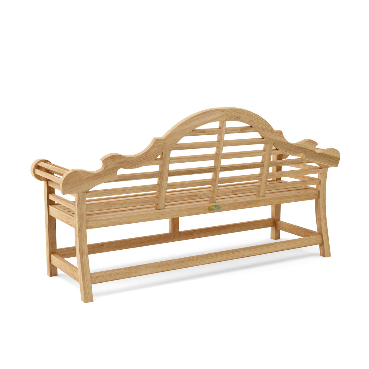 Anderson Teak Marlborough 3 Seater Bench Detail with Mortise-and-Tenon Joinery and Teak Slats