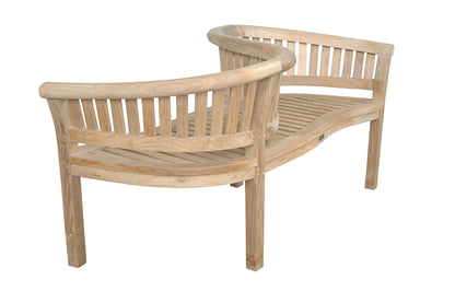 Anderson Teak Curve Love Seat Bench