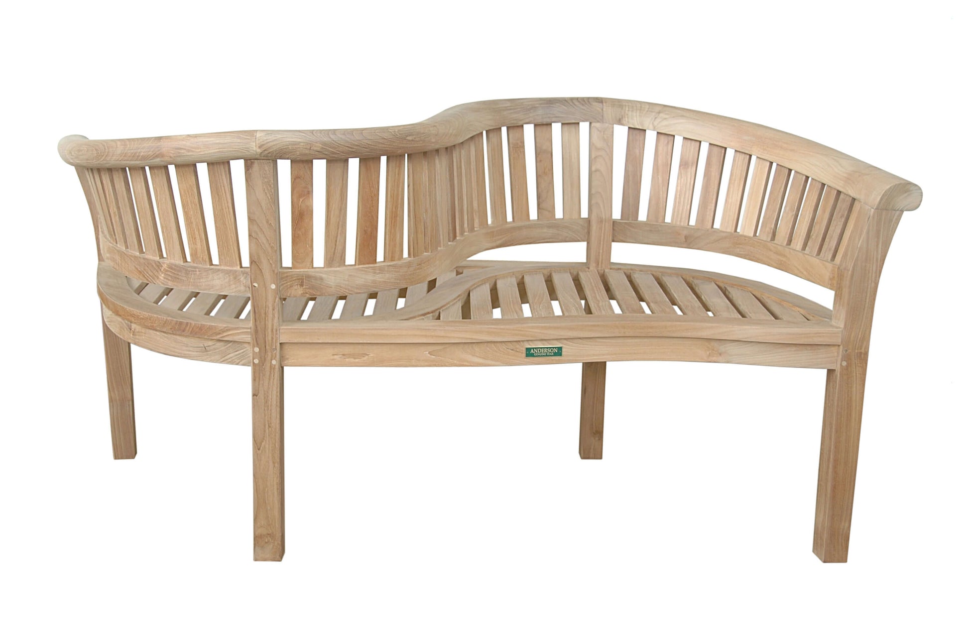 Anderson Teak Curve Love Seat Bench