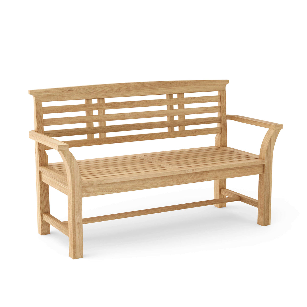 Anderson Teak Sakura 2 Seater Bench with Solid Teak Construction for Patio Seating