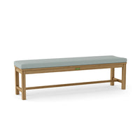 Anderson Teak 4-Seater Backless Outdoor Teak Wood Bench
