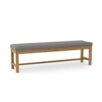 Anderson Teak 4-Seater Backless Outdoor Teak Wood Bench