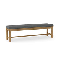 Anderson Teak 4-Seater Backless Outdoor Teak Wood Bench