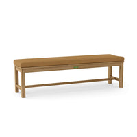 Anderson Teak 4-Seater Backless Outdoor Teak Wood Bench
