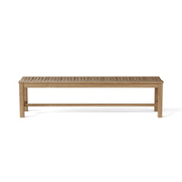 Anderson Teak 4-Seater Backless Outdoor Teak Wood Bench