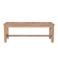Anderson Teak 4-foot Backless Outdoor Wood Bench