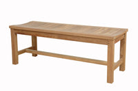 Anderson Teak 4-foot Backless Outdoor Wood Bench