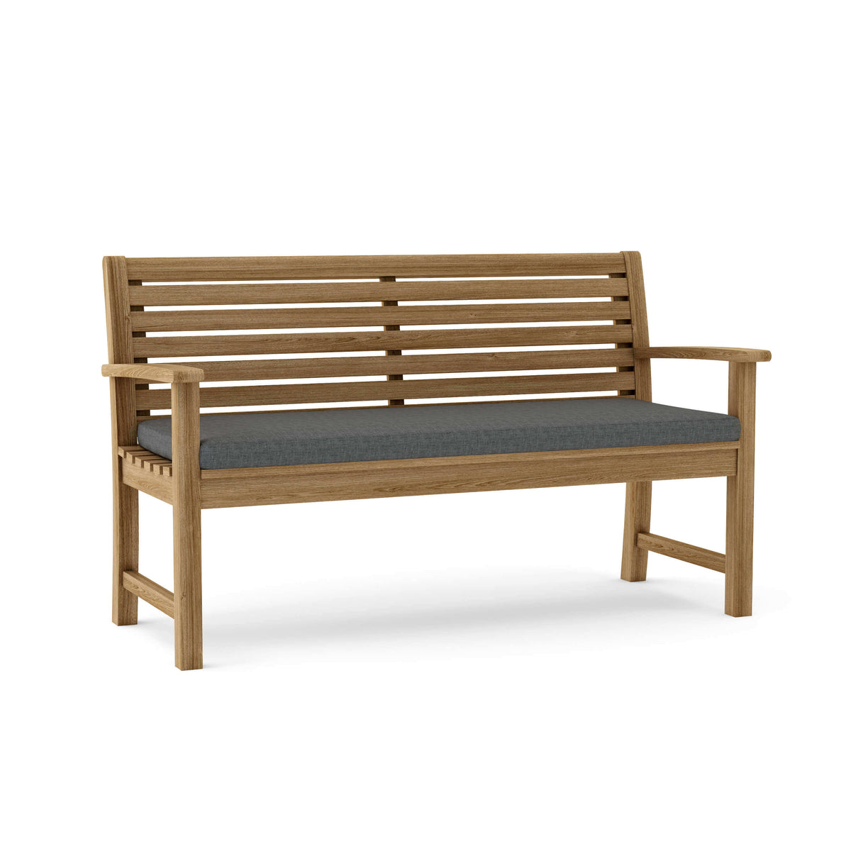 Anderson Teak Victoria 3 Seater Bench Detail with Mortise-and-Tenon Joinery and Teak Slats