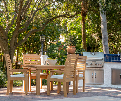 Berlin Gardens Homestead Square Dining Table lifestyle 1