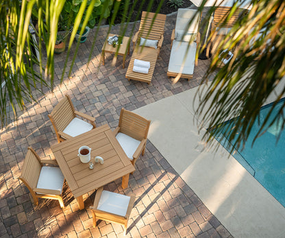 Berlin Gardens Homestead Square Dining Table lifestyle 2