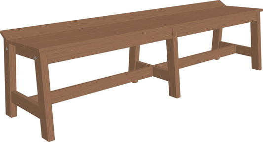 LuxCraft Café Dining Bench (72")