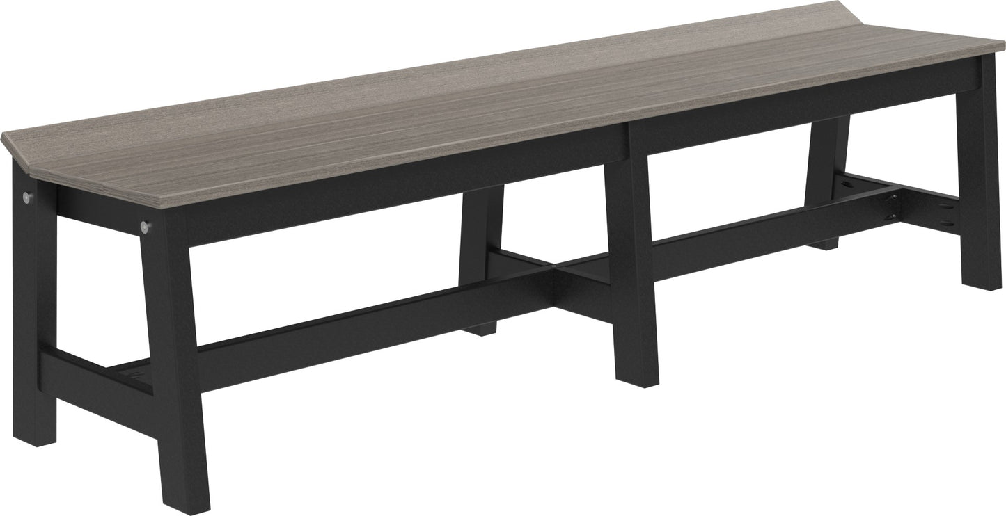 LuxCraft Café Dining Bench (72")