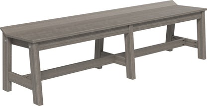 LuxCraft Café Dining Bench (72")