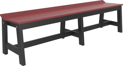 LuxCraft Café Dining Bench (72")