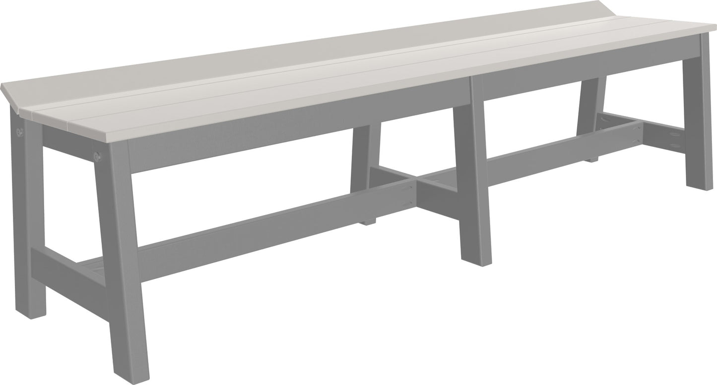 LuxCraft Café Dining Bench (72")