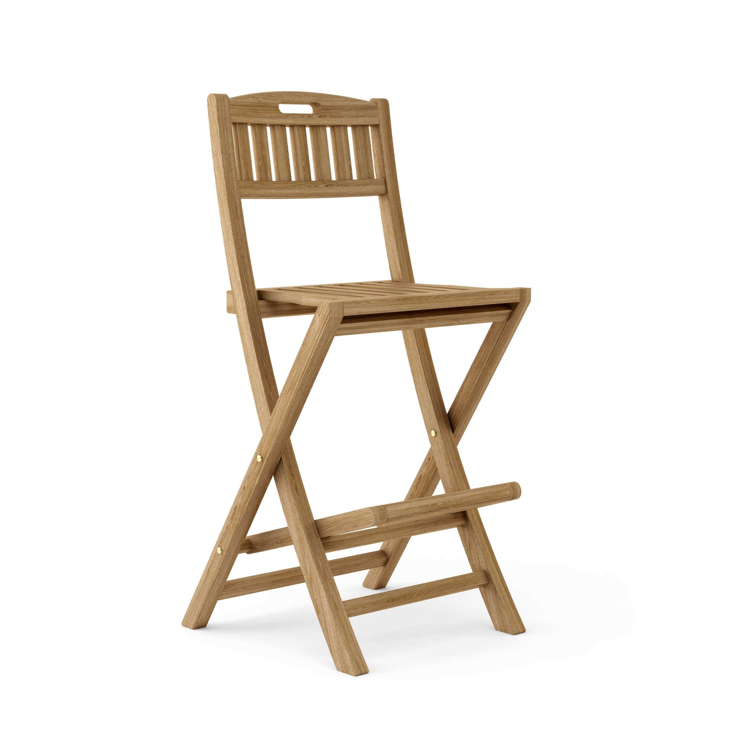 Anderson Teak Altavista Outdoor Folding Bar Chair