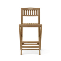 Anderson Teak outdoor folding bar chair durable and weather-resistant with no assembly required