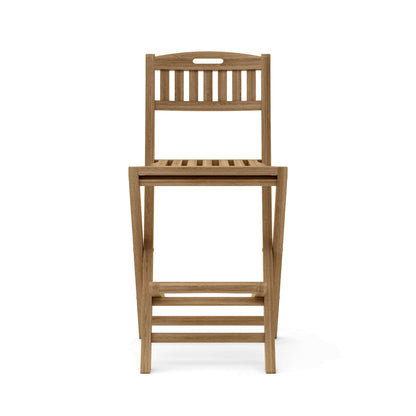 Anderson Teak Altavista Outdoor Folding Bar Chair