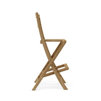 Anderson Teak outdoor folding bar chair durable and weather-resistant with no assembly required