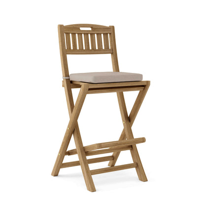 Anderson Teak Altavista Outdoor Folding Bar Chair