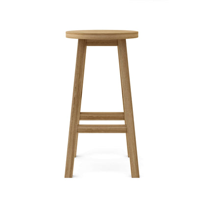 Anderson Teak Alpine Round Outdoor Bar Stool