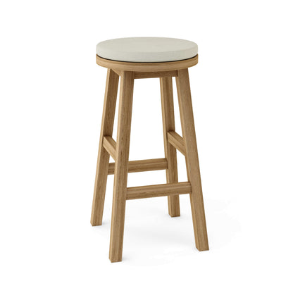 Anderson Teak Alpine Round Outdoor Bar Stool